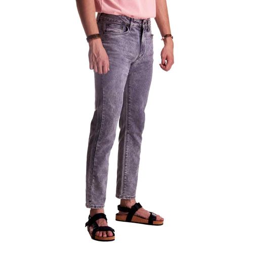Pantalón de mezclilla Authentic Lyon gris para caballero 115096-100