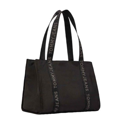 Bolso tote bag Tommy Hilfiger para dama negro aw0aw16960-bds