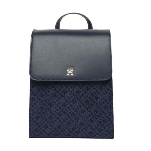Bolso backpack Tommy Hilfiger para dama azul aw0aw16913-dw6