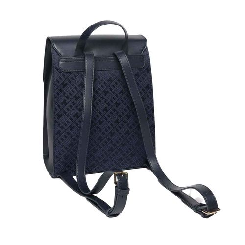 Bolso backpack Tommy Hilfiger para dama azul aw0aw16913-dw6