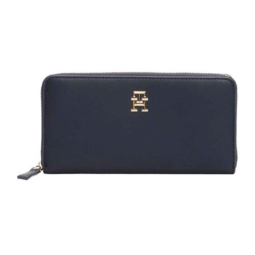 Cartera casual Tommy Hilfiger para dama azul aw0aw17266-dw6