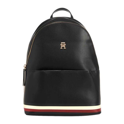 Bolso backpack Tommy Hilfiger para dama negro aw0aw17429-bds