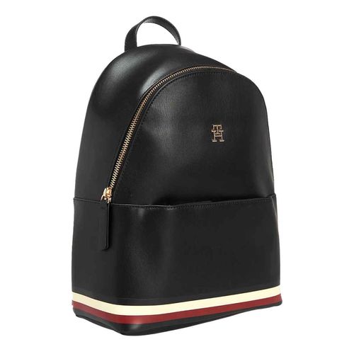 Bolso backpack Tommy Hilfiger para dama negro aw0aw17429-bds