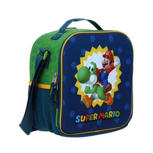 Lonchera Chenson super mario para niño azul mb70627-9