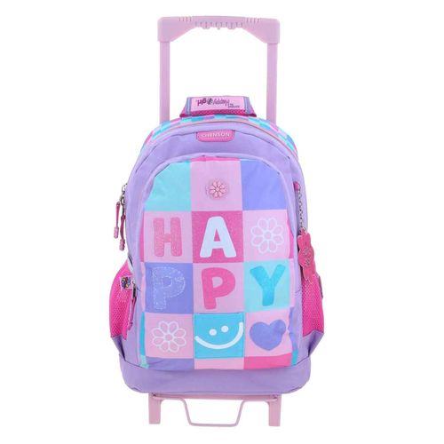 Mochila con ruedas Chenson para niña rosa hg70412-u