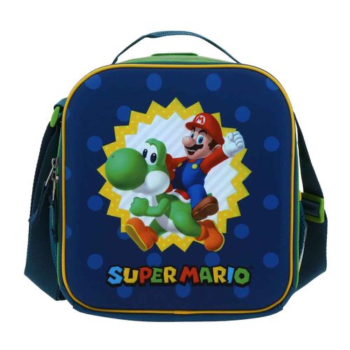 Lonchera Chenson super mario para niño azul mb70627-9