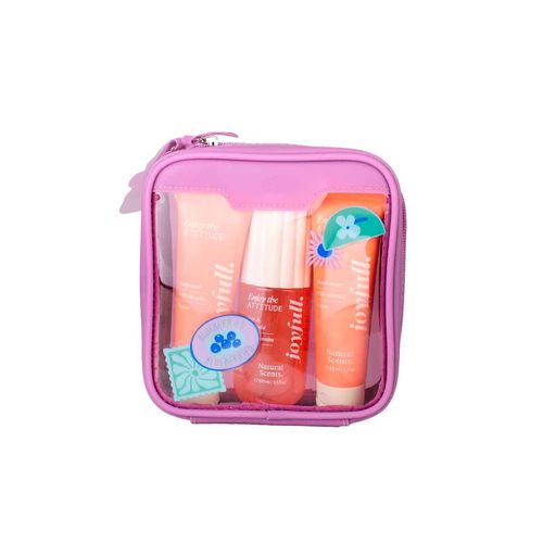 Set cosmetiquera morada joyfull Natural Scents attitude331120