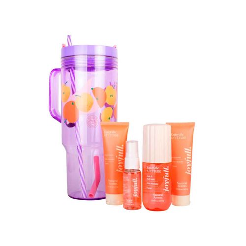 Set bote jumbo morado joyfull Natural Scents attitude331125