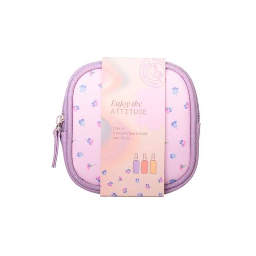 Set monedero morado Natural Scents attitude331141