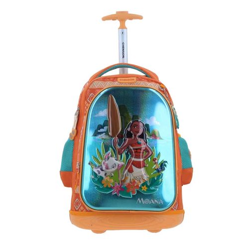 Mochila con ruedas Chenson moana para niña naranja pr70749-o
