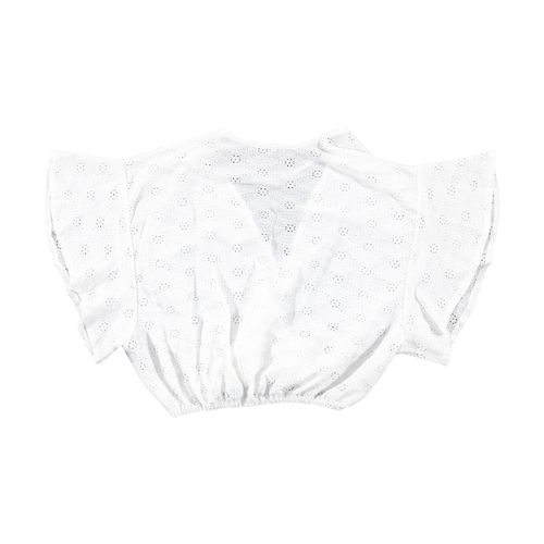 Blusa Now Or Never blanco para jovencita JJ2114A