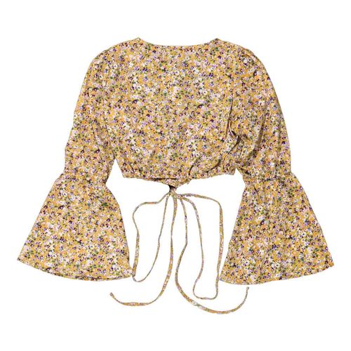 Blusa Now Or Never café para jovencita JJ3095B