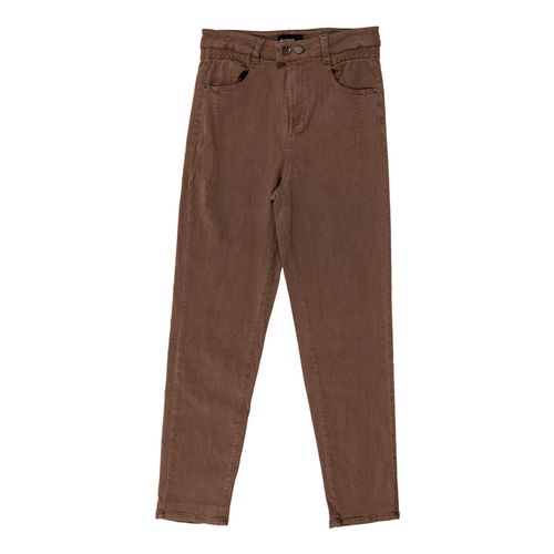 Pantalón Now Or Never café para jovencita MM3212A