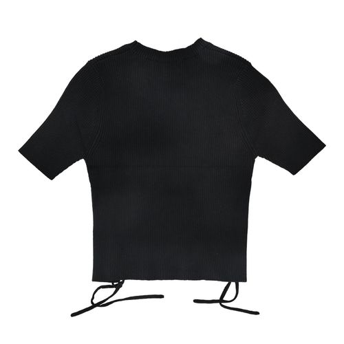 Playera Now Or Never negro para jovencita JJ3044A