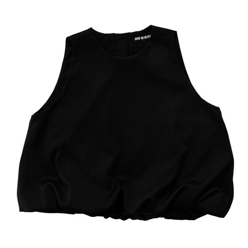 Blusa Now Or Never negro para jovencita 15143