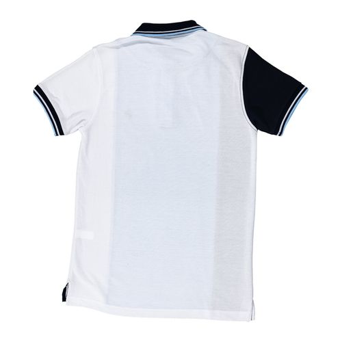 Playera tipo polo Now Or Never azul para joven NNA-04