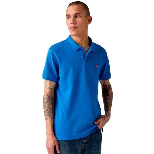 Playera tipo polo Levis azul para caballero 35883-0282