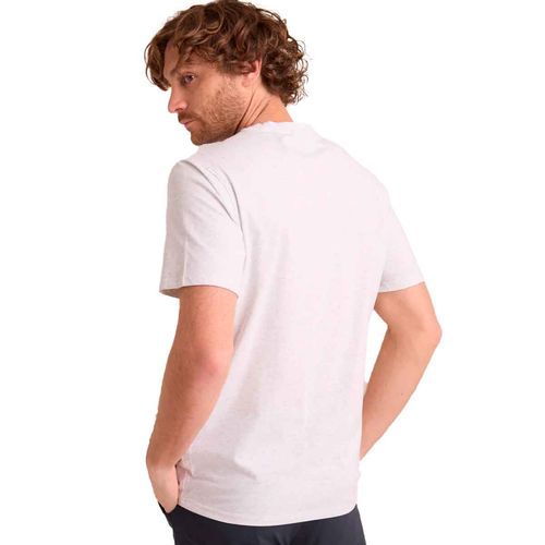 Playera Porto Blanco blanco para caballero TBASIC-60
