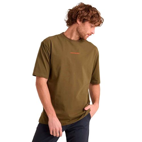 Playera Porto Blanco verde para caballero TLF-09
