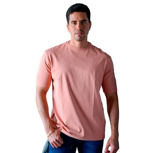Playera Porto Blanco rosa para caballero TLF-08