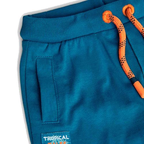 Bermuda Boboli azul para niño 321118