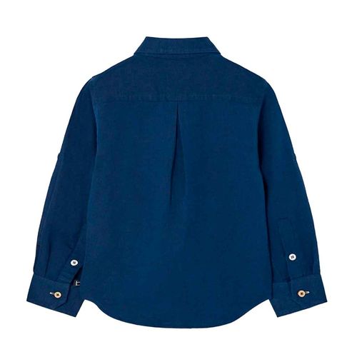Camisa Boboli azul para niño 731034