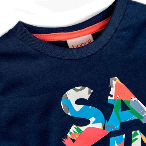Playera Boboli azul para niño 301127