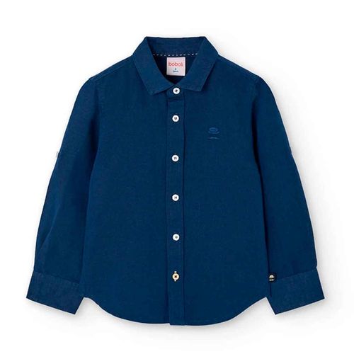 Camisa Boboli azul para niño 731034