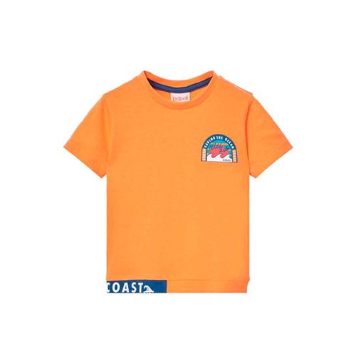 Playera Boboli naranja para niño 321129