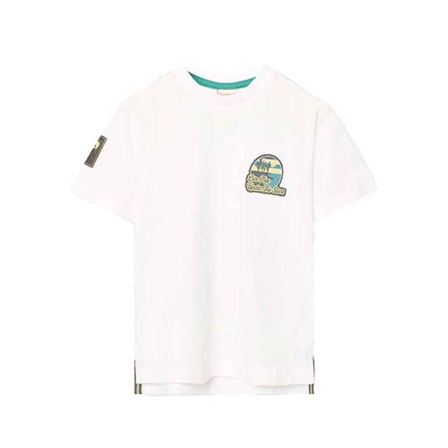 Playera Boboli blanco para niño 501062