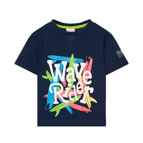 Playera Boboli azul para niño 531166