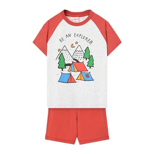 Pijama Boboli naranja para niño 931014