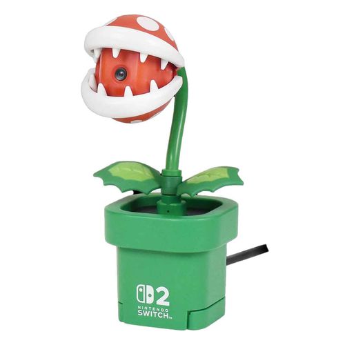 Cámara de planta piraña Hori para nintendo switch 2 rojo nsx-001u