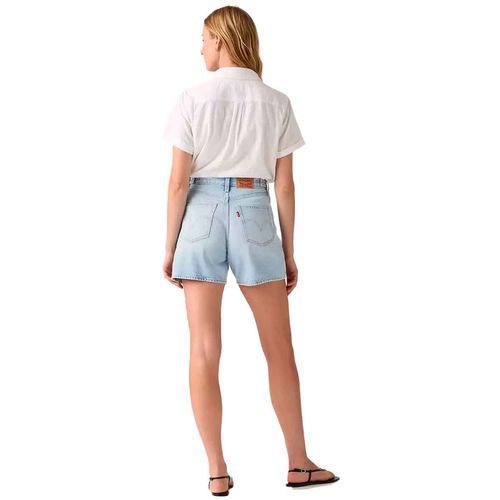Short de mezclilla Levi's azul para dama 003KI-0004