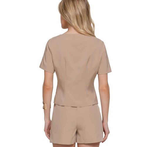 Blusa Active Usa beige para dama J14484
