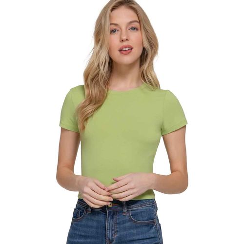 Blusa Active Usa verde para dama T12362