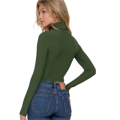 Blusa Active Usa verde para dama T13291