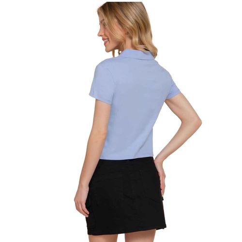 Playera tipo polo Active Usa azul para dama T13988