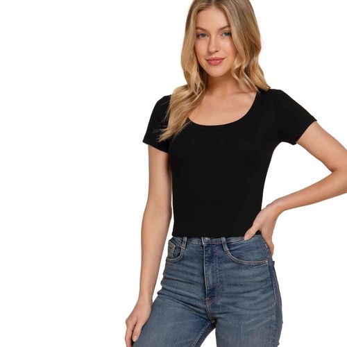 Blusa Active Usa negro para dama T14008