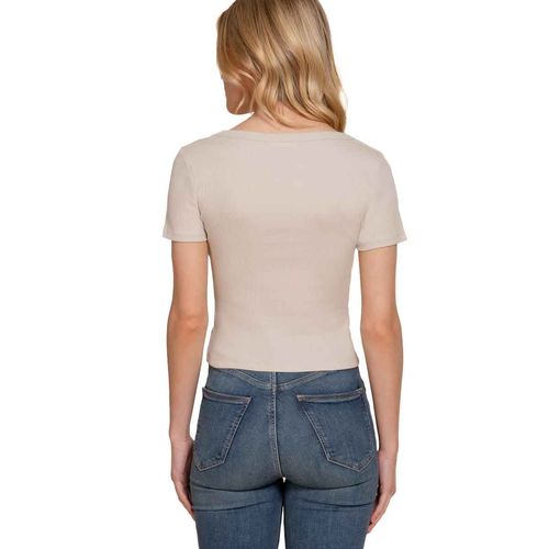 Blusa Active Usa beige para dama T14008