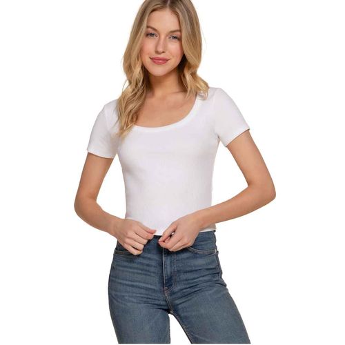 Blusa Active Usa blanco para dama T14008