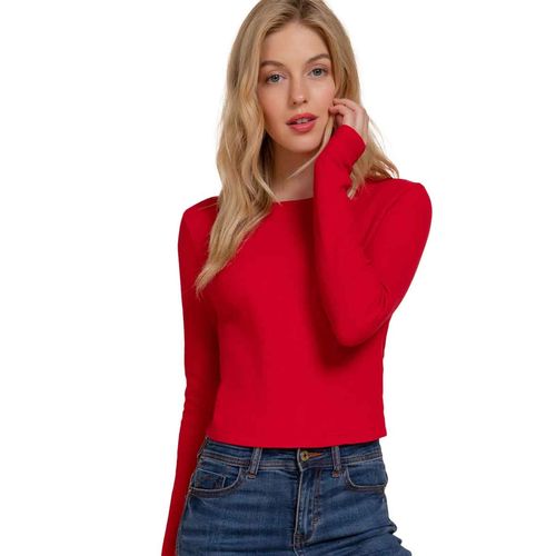 Blusa Active Usa rojo para dama T14069