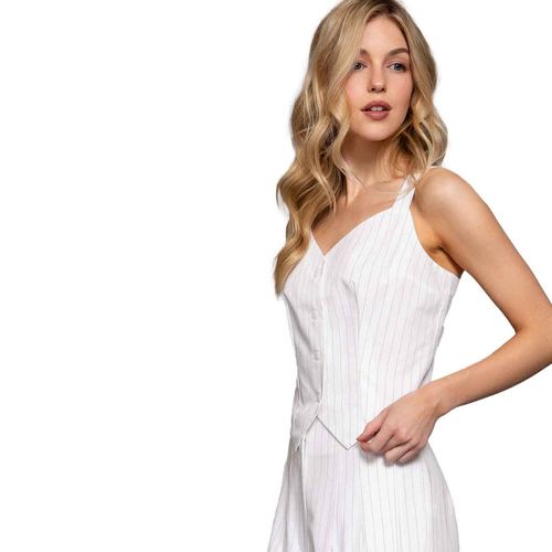 Chaleco Active Usa blanco para dama T14406