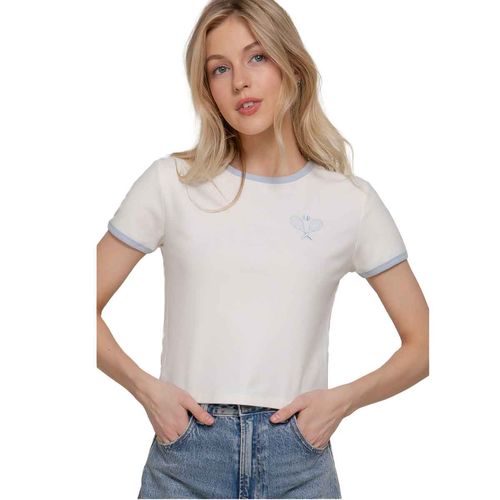 Blusa Active Usa blanco para dama T14440
