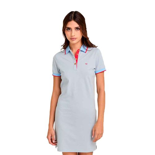 Vestido Porto Blanco azul para dama DVPE-2542