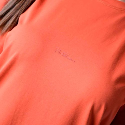 Vestido Porto Blanco rojo para dama DVTBASIC-57