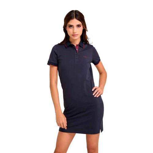 Vestido Porto Blanco negro para dama DVPE-2502