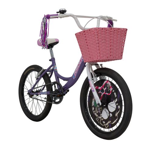 Bicicleta infantil Raider bmx rodada 20 violeta good girls