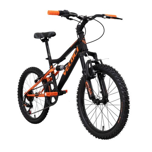 Bicicleta infantil Veloci rodada 20 naranja brave