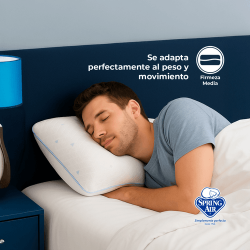 Paq 2 almohadas Spring air cool sleep memory foam